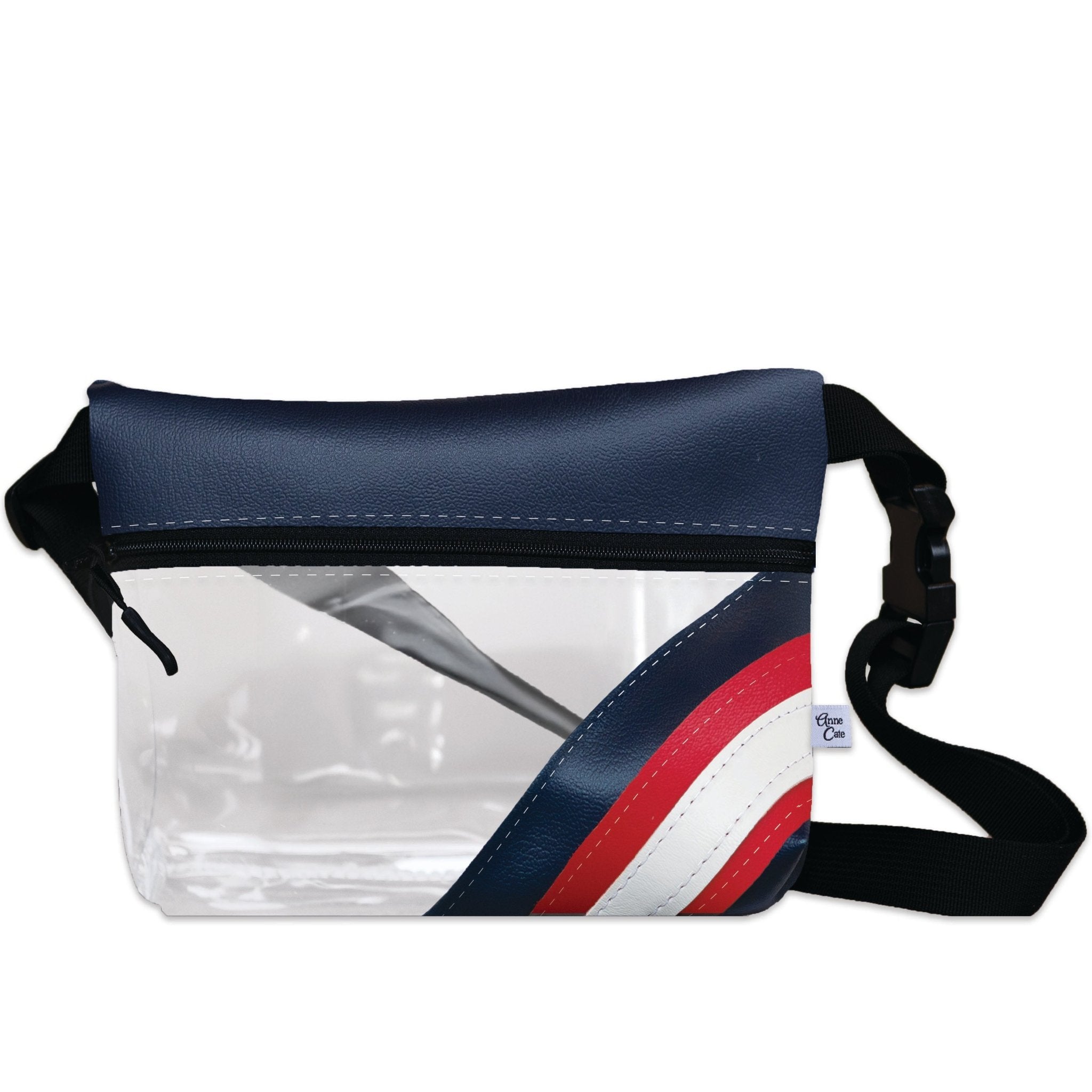 Basketball Arena Clear Stripe Game Day Fanny Pack - Anne Cate