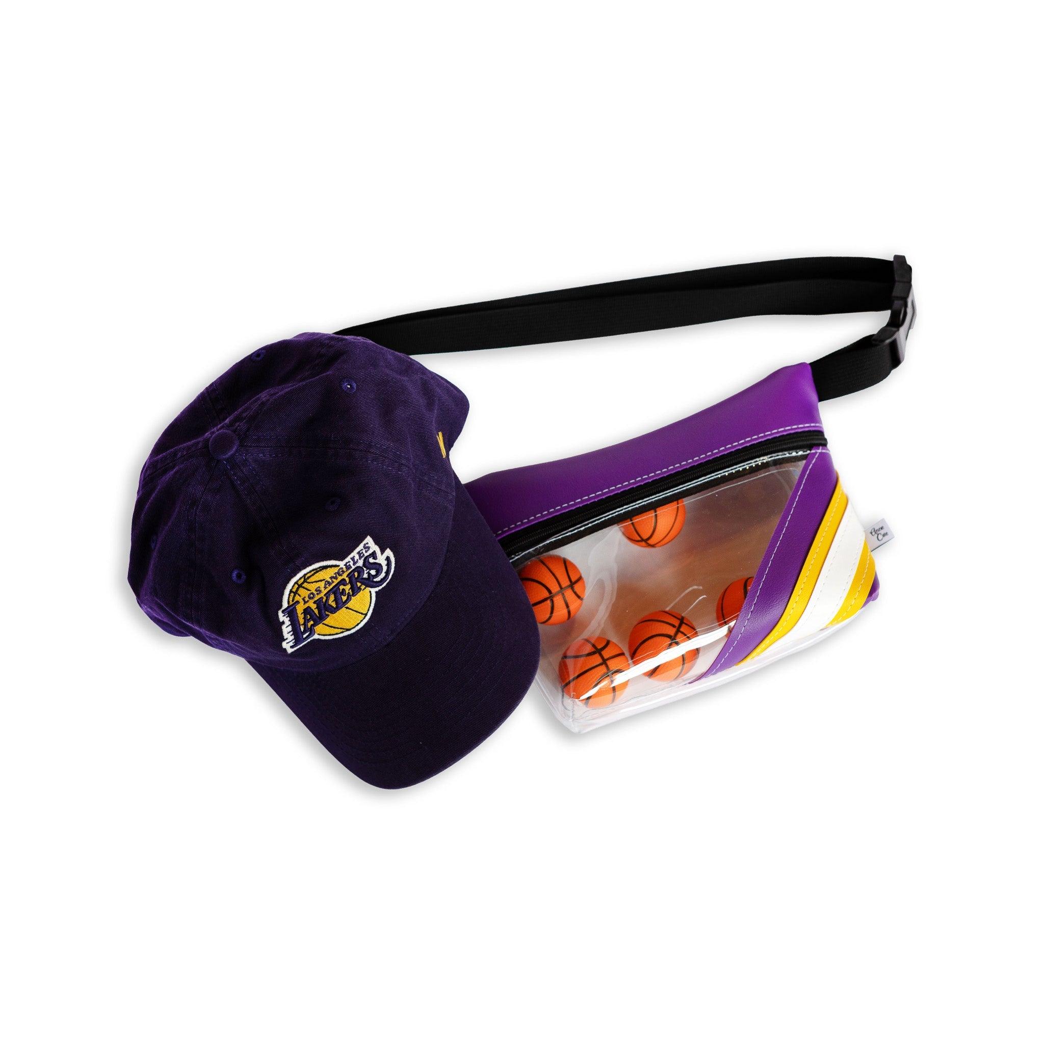 Basketball Arena Clear Stripe Game Day Fanny Pack - Anne Cate