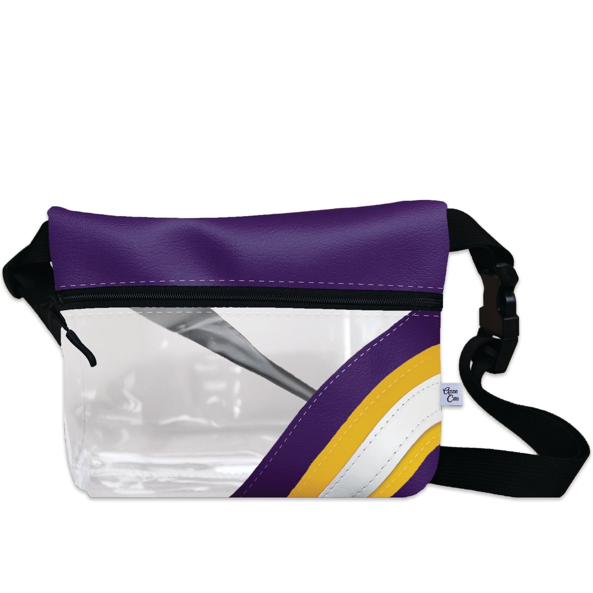 Basketball Arena Clear Stripe Game Day Fanny Pack - Anne Cate