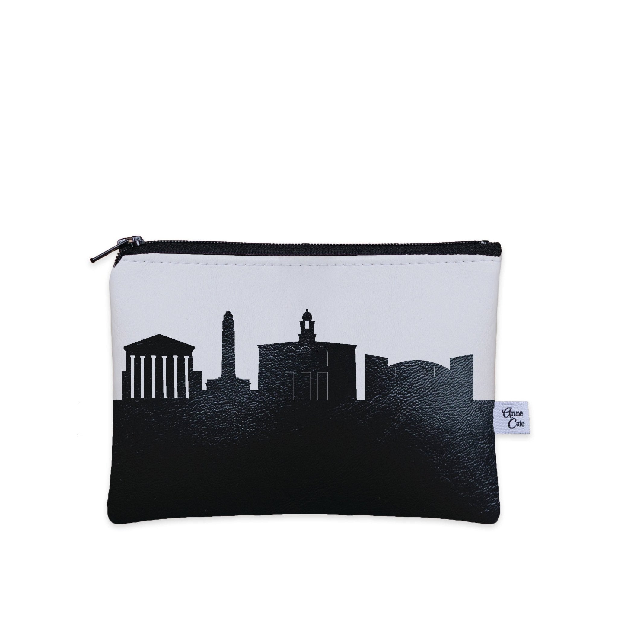 Baton Rouge LA (Louisiana State University) Skyline Vegan Leather Mini Wallet - Anne Cate