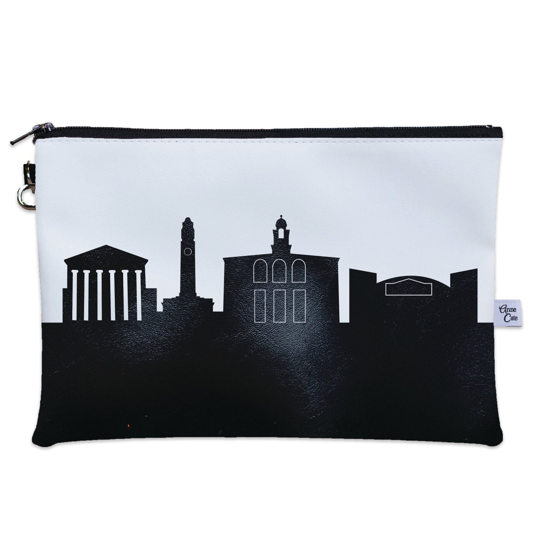 Baton Rouge LA (Louisiana State University) Skyline Wristlet Clutch Purse - Anne Cate