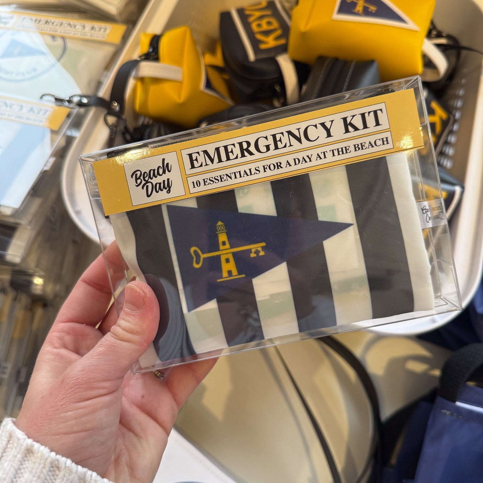 Beach Day Sailcloth Emergency Kit - Unsiex - Custom - Anne Cate