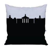 Berea OH (Baldwin Wallace University) Skyline Large Throw Pillow - Anne Cate