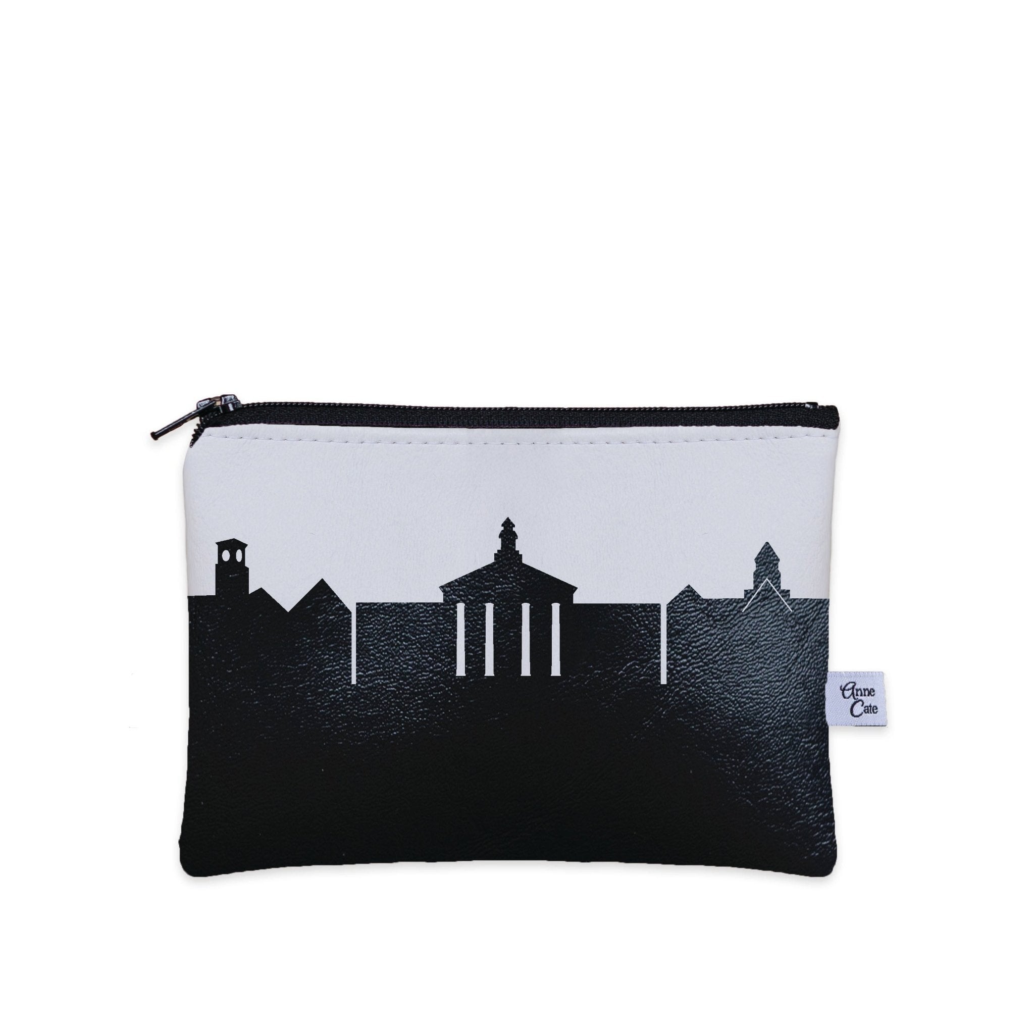 Berea OH (Baldwin Wallace University) Skyline Vegan Leather Mini Wallet - Anne Cate