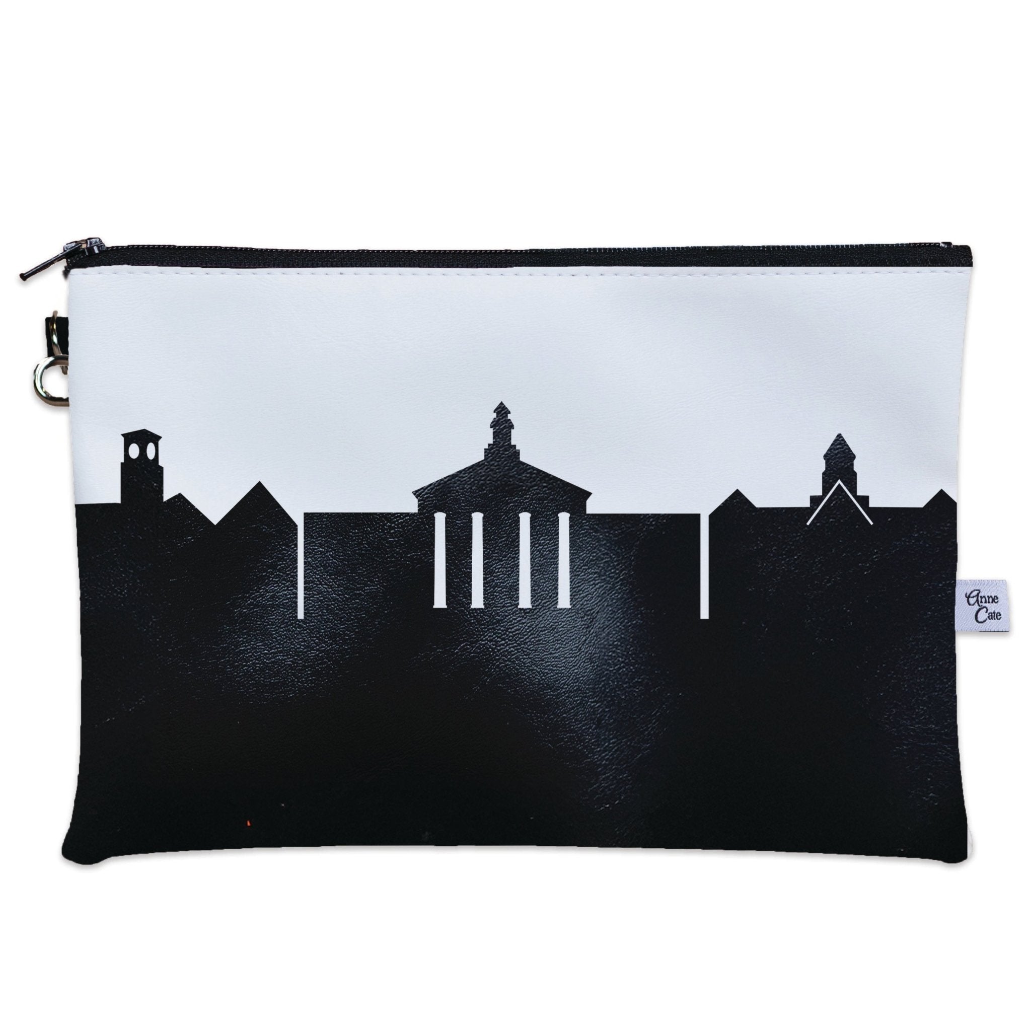 Berea OH (Baldwin Wallace University) Skyline Wristlet Clutch Purse - Anne Cate