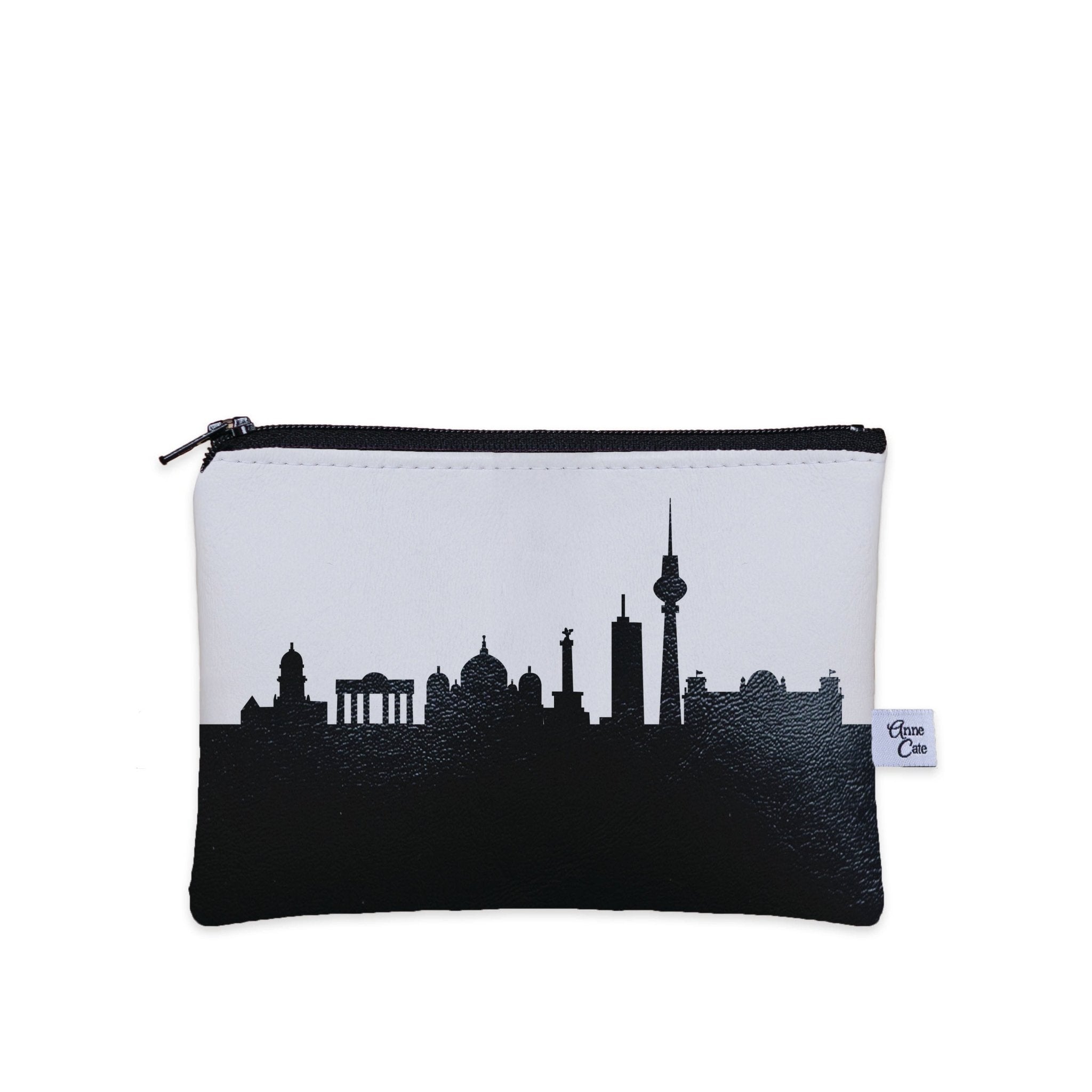 Berlin Germany Skyline Vegan Leather Mini Wallet - Anne Cate