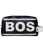 BOS (Boston) City Abbreviation Travel Dopp Kit Toiletry Bag - Anne Cate