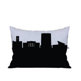 Bowling Green OH (Bowling Green State University) Skyline Lumbar Pillow