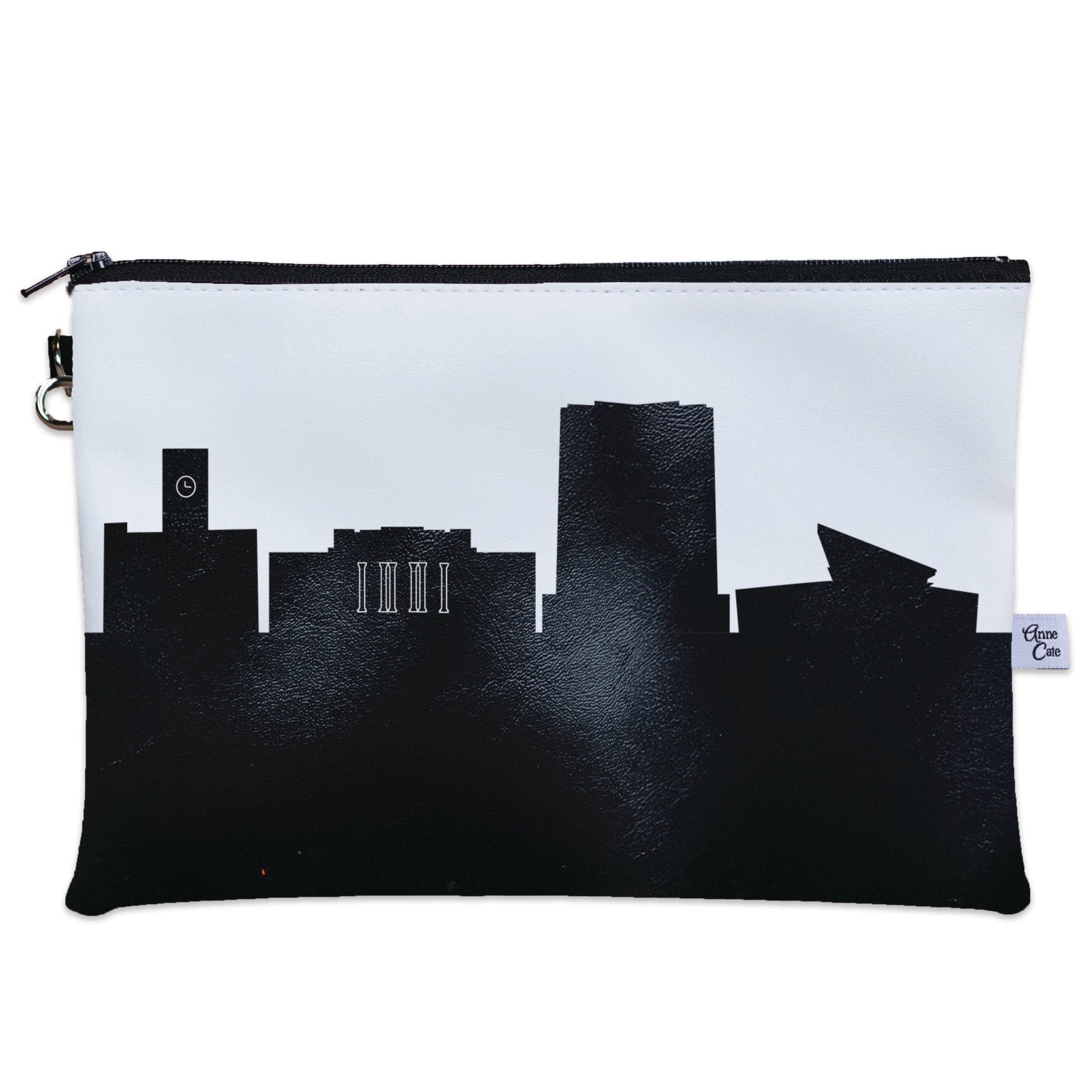 Bowling Green OH (Bowling Green State University) Skyline Wristlet Clutch Purse - Anne Cate
