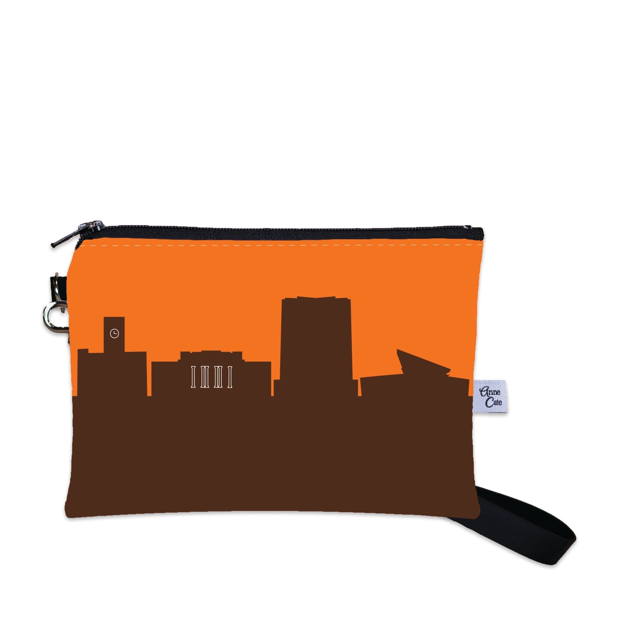 Bowling Green State University Football Stadium Skyline Game Day Wristlet - Anne Cate
