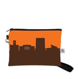 Bowling Green State University Football Stadium Skyline Game Day Wristlet