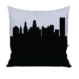 Buffalo NY Skyline Large Throw Pillow