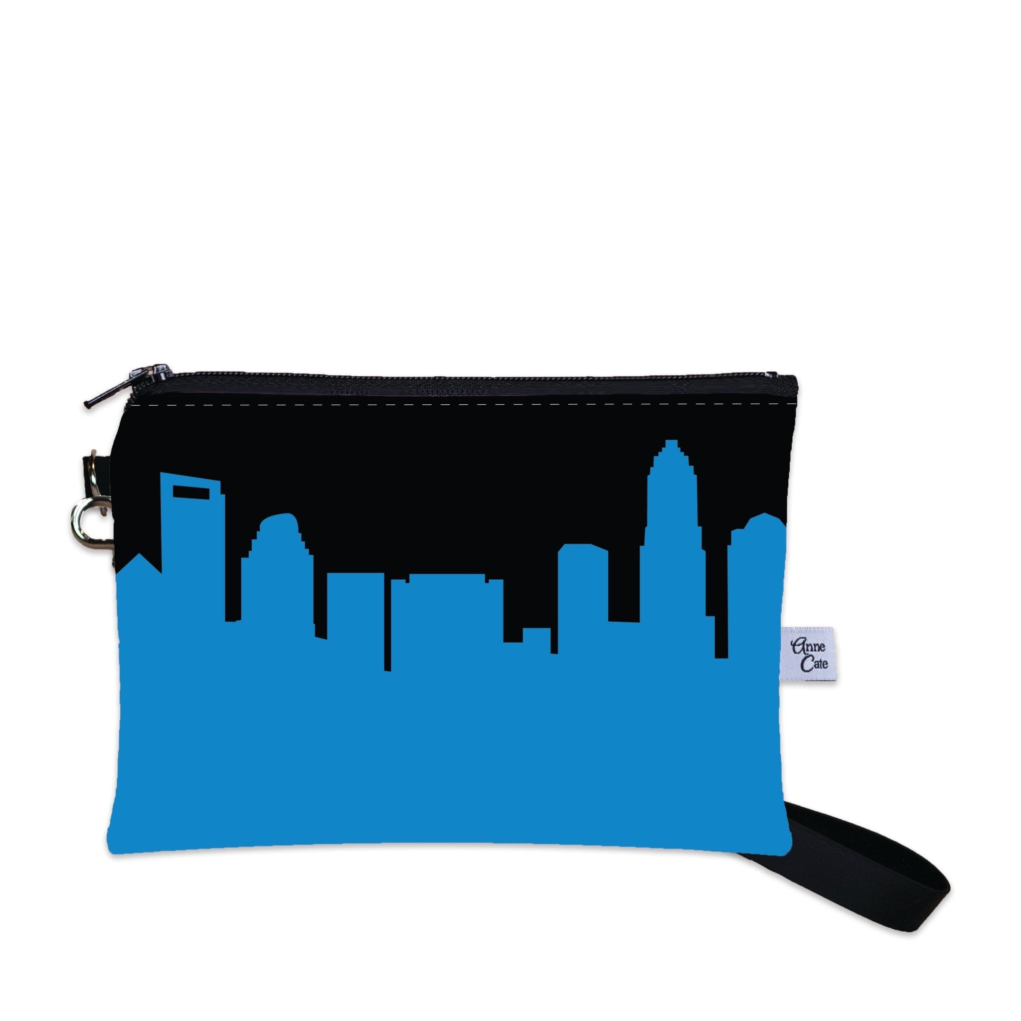Carolina Panthers Football Stadium Skyline Game Day Wristlet - Anne Cate