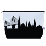 Charleston SC Skyline Cosmetic Makeup Bag