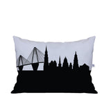 Charleston SC Skyline Lumbar Pillow