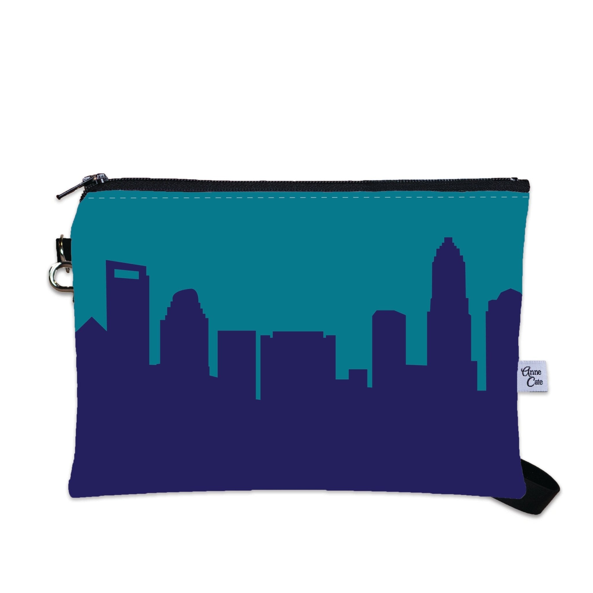 Charlotte Hornets Basketball Arena Skyline Game Day Wristlet - Anne Cate