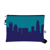 Charlotte Hornets Basketball Arena Skyline Game Day Wristlet