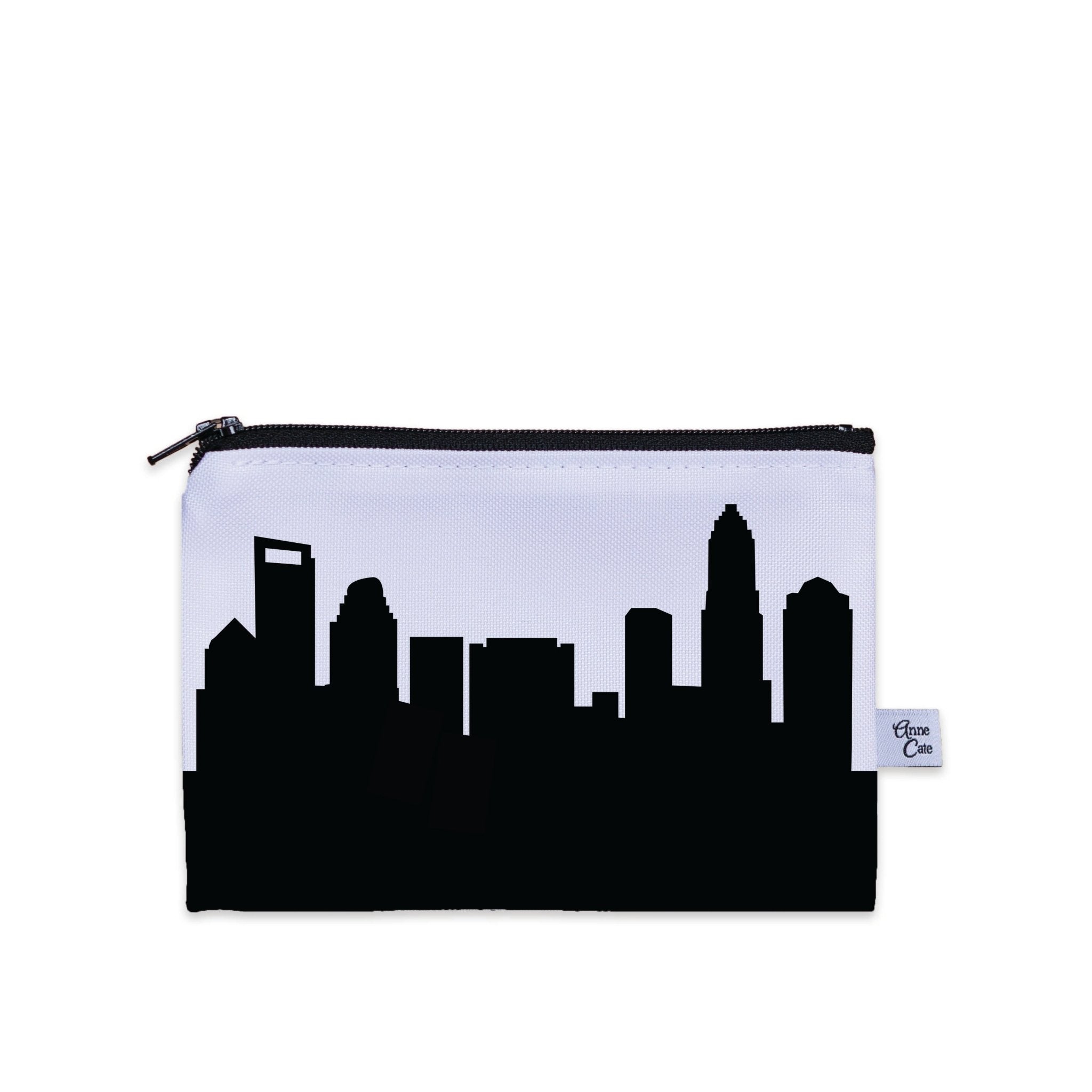 Charlotte NC Skyline Canvas Mini Purse - Anne Cate