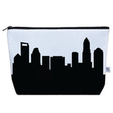 Charlotte NC Skyline Cosmetic Makeup Bag