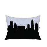 Charlotte NC Skyline Lumbar Pillow