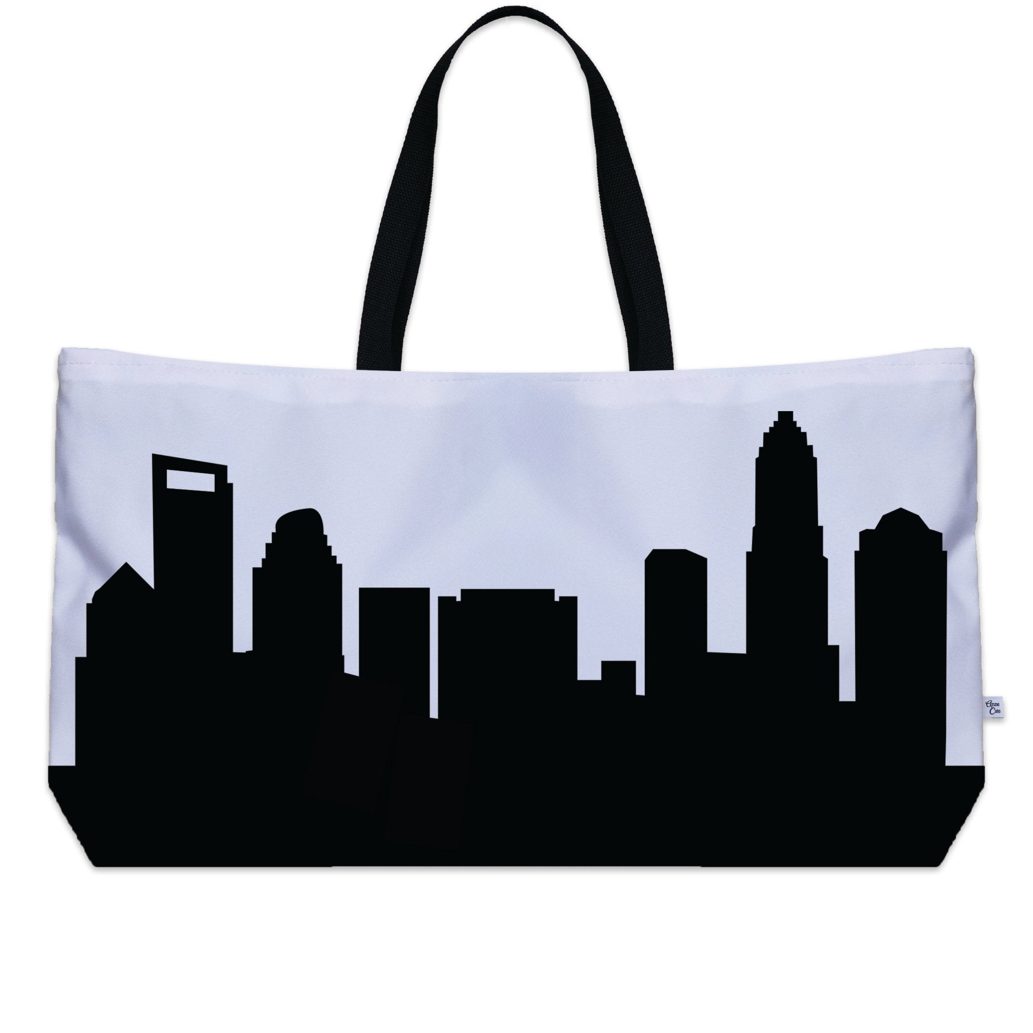 Charlotte NC Skyline Weekender Tote - Anne Cate
