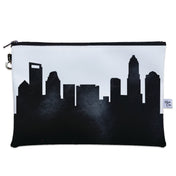 Charlotte NC Skyline Wristlet Clutch Purse - Anne Cate