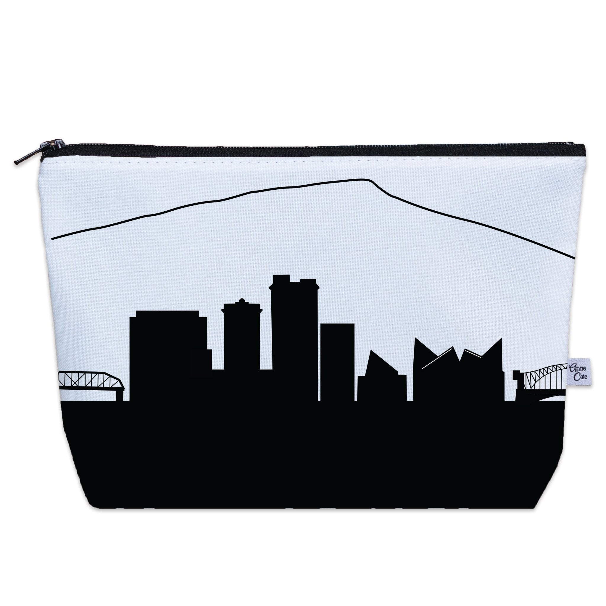 Chattanooga TN Skyline Cosmetic Makeup Bag - Anne Cate