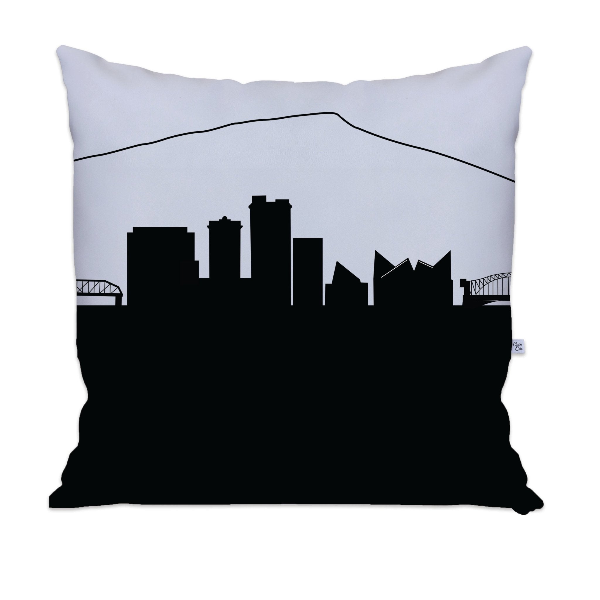 Chattanooga TN Skyline Large Throw Pillow - Anne Cate