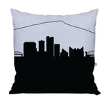 Chattanooga TN Skyline Large Throw Pillow