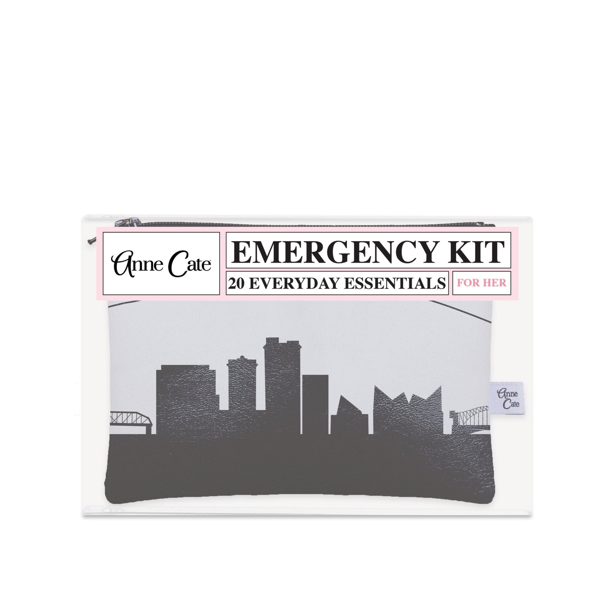 Chattanooga TN Skyline Mini Wallet Emergency Kit - For Her - Anne Cate