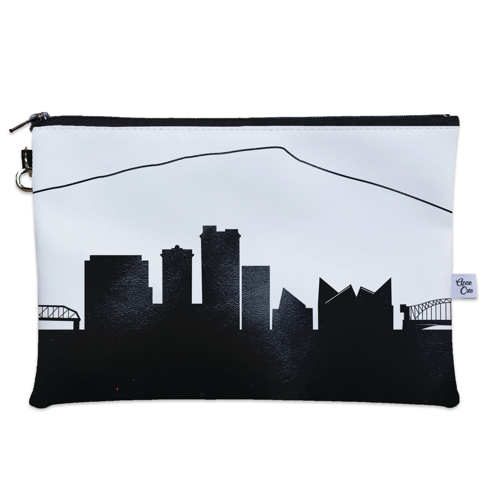 Chattanooga TN Skyline Wristlet Clutch Purse - Anne Cate
