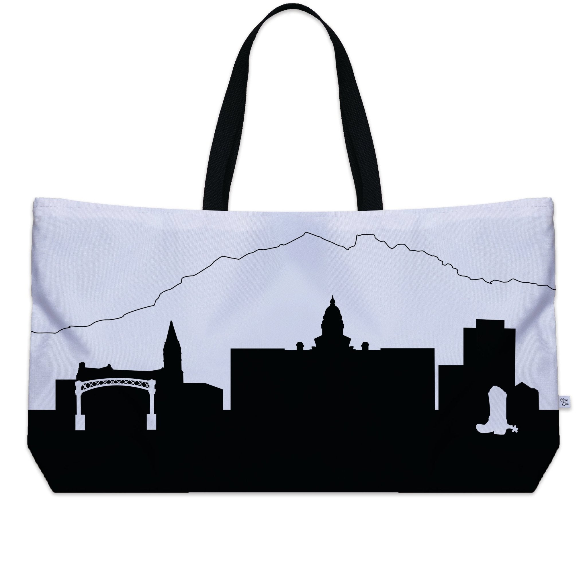 Cheyenne WY Skyline Weekender Tote - Anne Cate