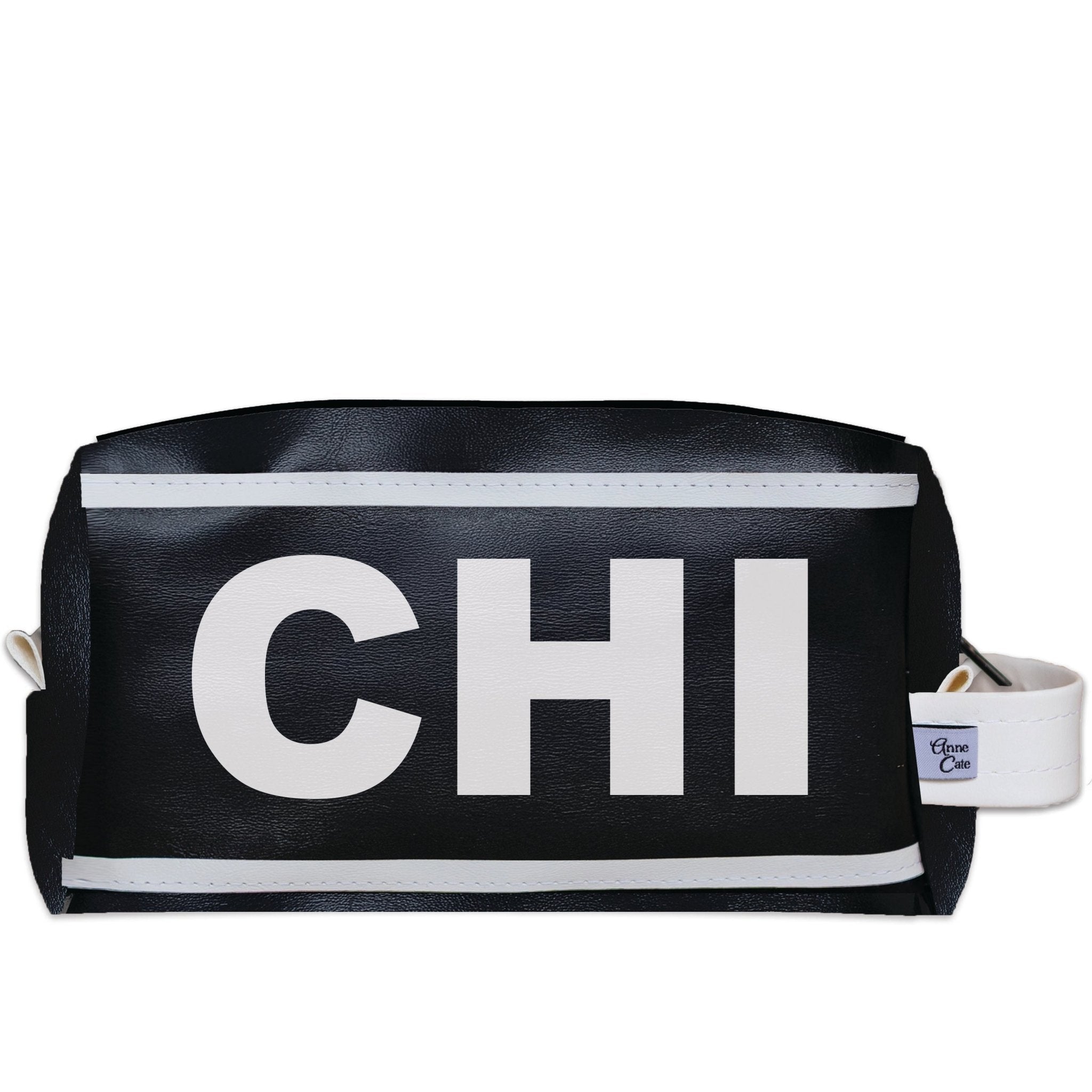 CHI (Chicago) City Abbreviation Travel Dopp Kit Toiletry Bag - Anne Cate