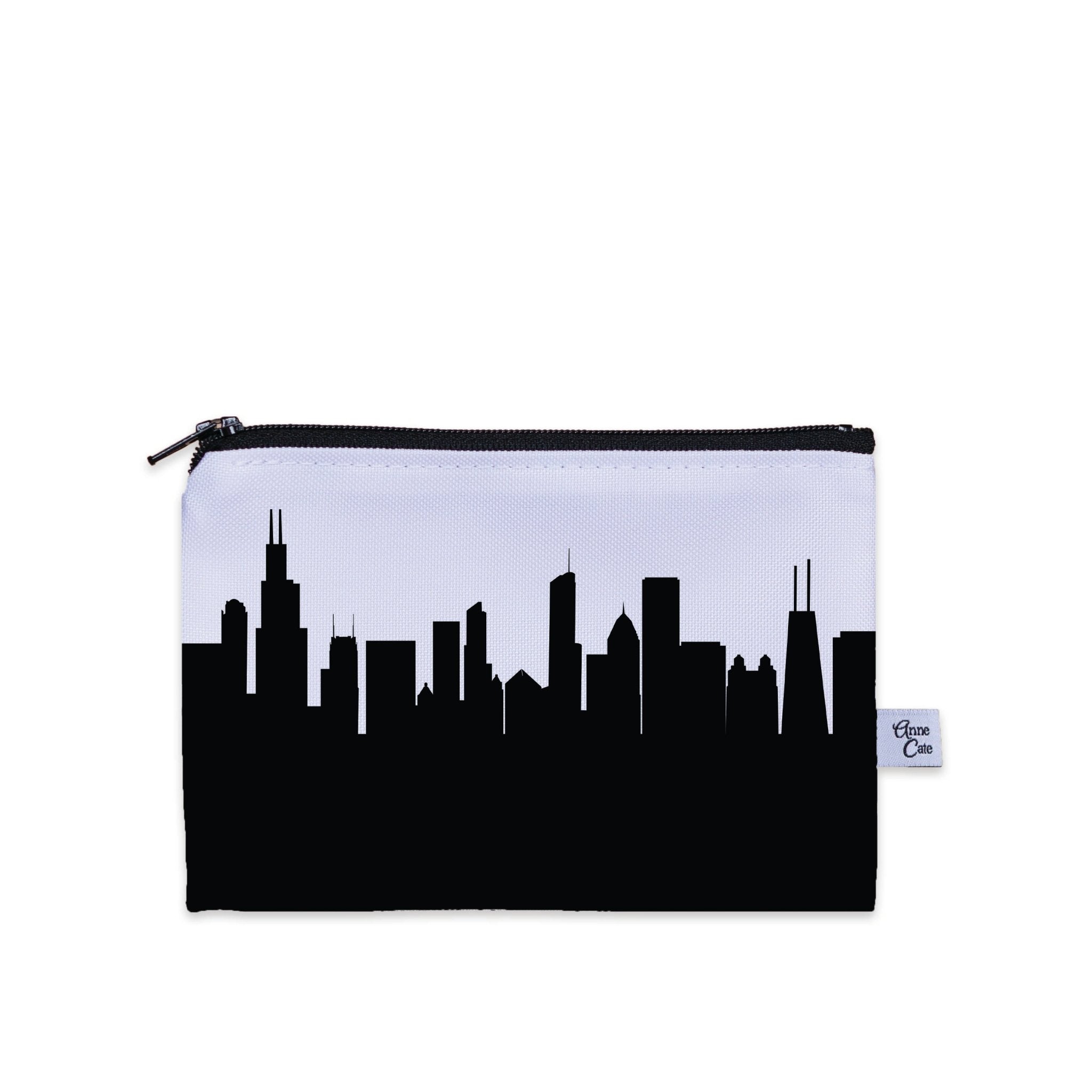 Chicago IL Skyline Canvas Mini Purse - Anne Cate