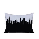 Chicago IL Skyline Lumbar Pillow