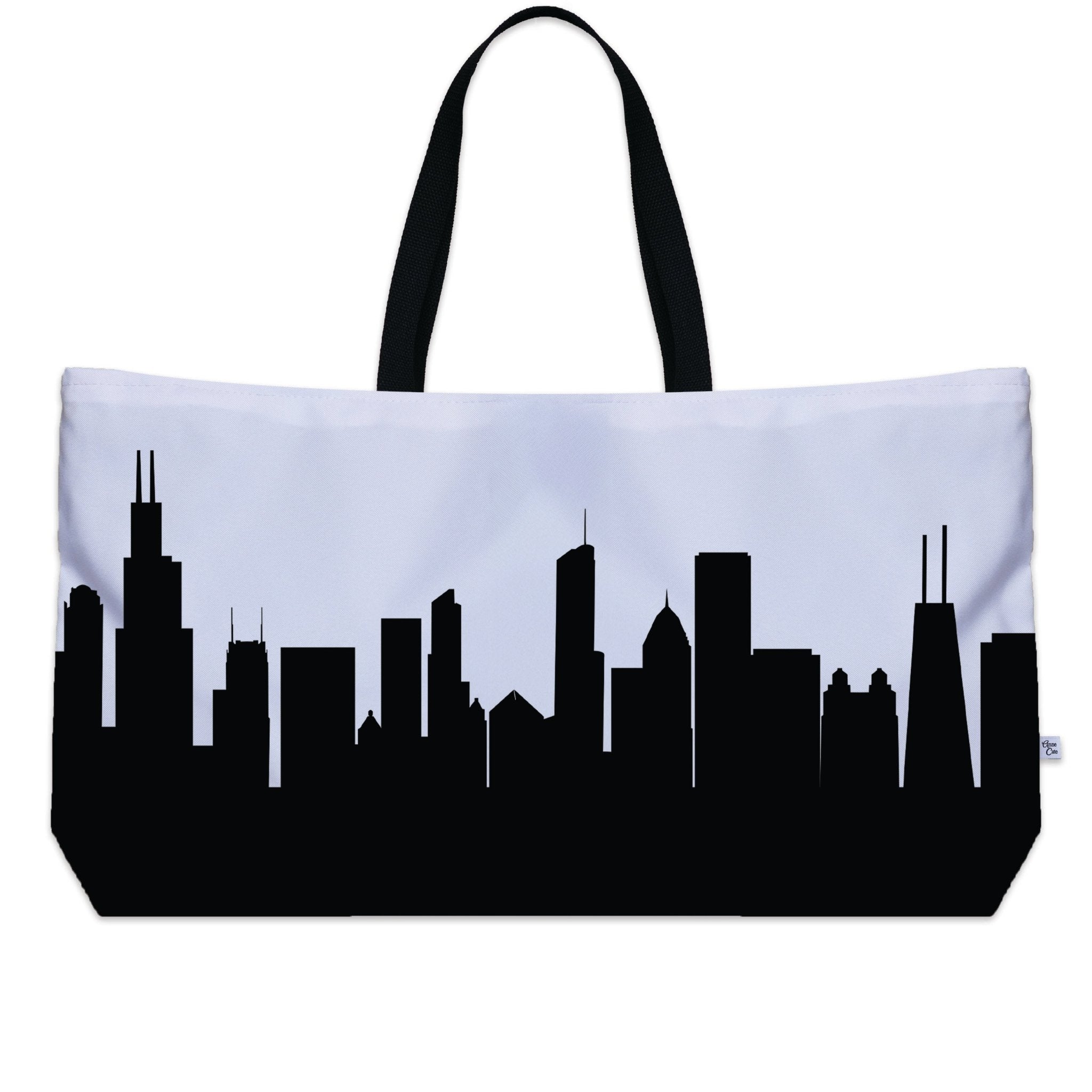Chicago IL Skyline Weekender Tote - Anne Cate