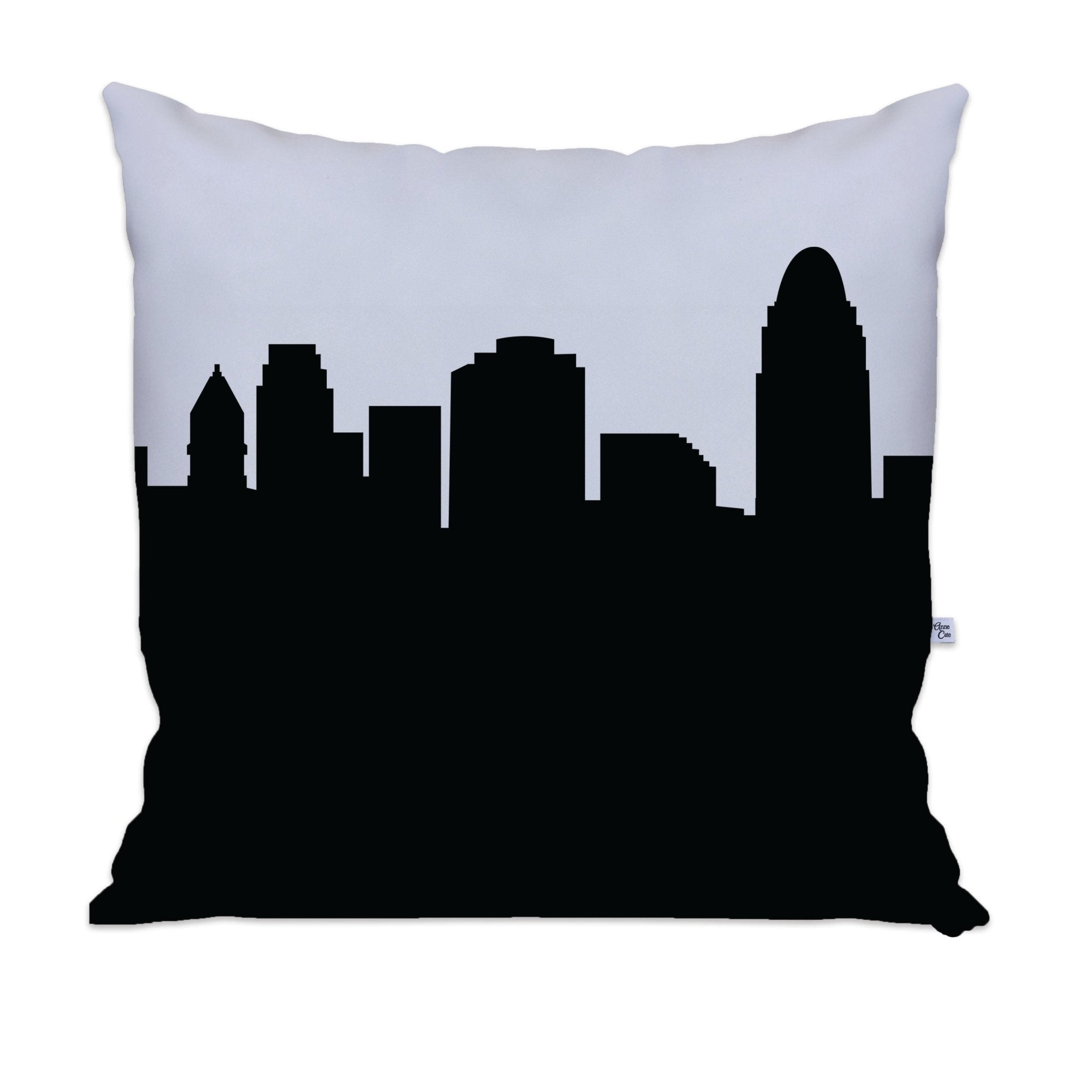 Cincinnati OH Skyline Large Throw Pillow - Anne Cate