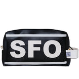 City Abbreviation Travel Dopp Kit Toiletry Bag
