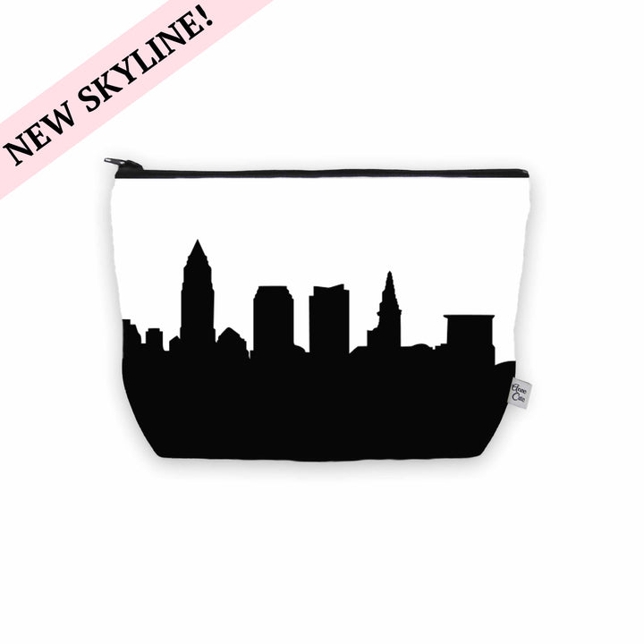 Cleveland OH Skyline Cosmetic Makeup Bag