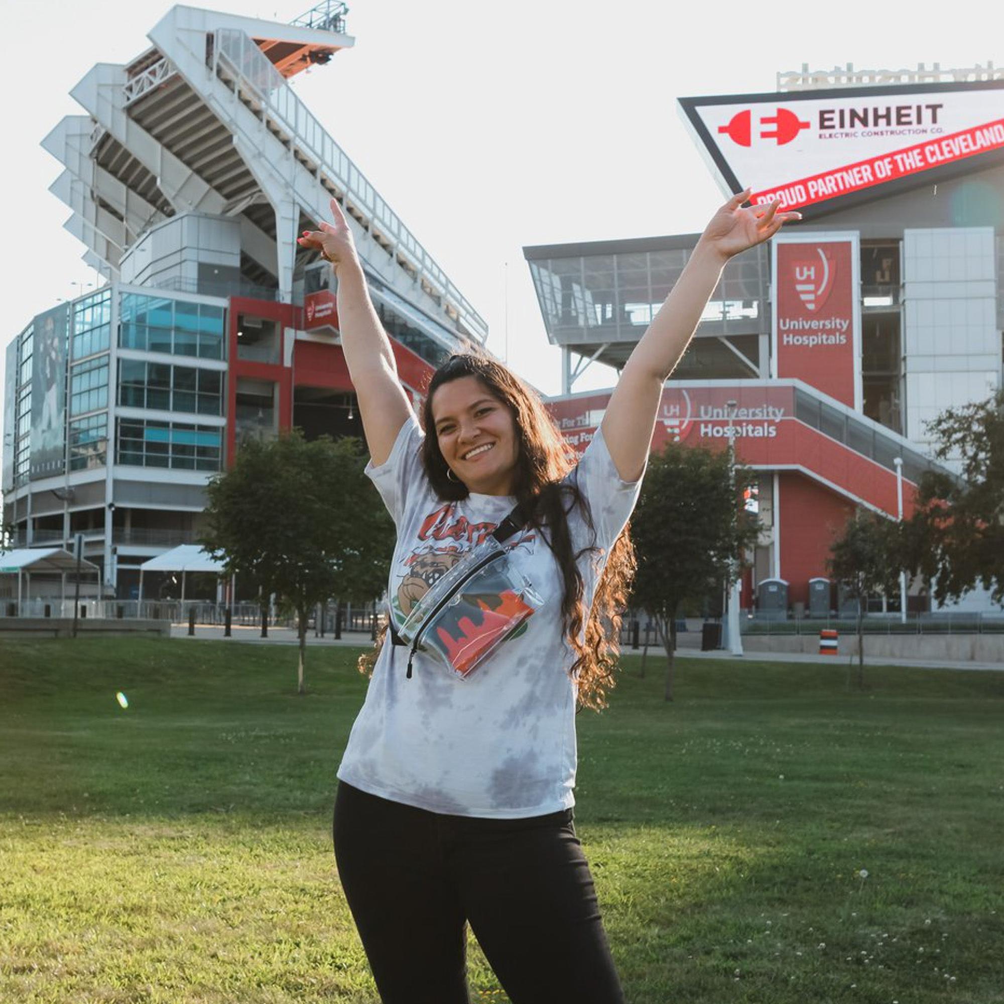 Clear Game Day Belt Bag Fanny Pack - Stadium Approved - Anne Cate