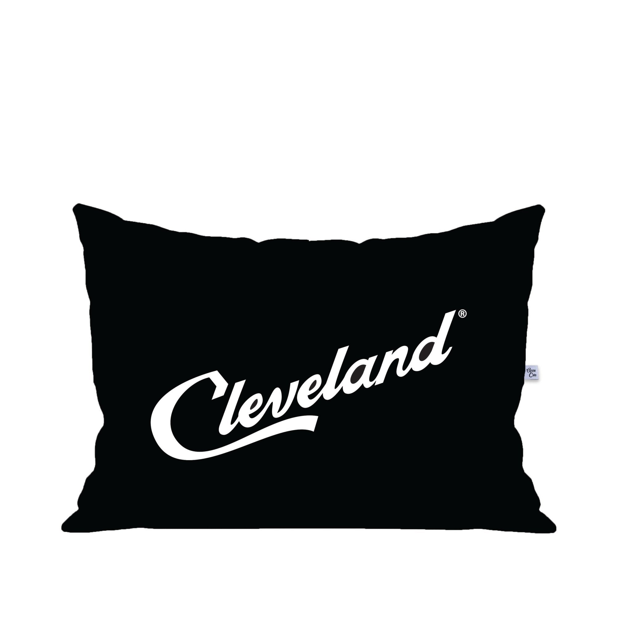 Cleveland Script Lumbar Pillow - Anne Cate