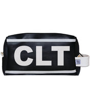 CLT (Charlotte) City Abbreviation Travel Dopp Kit Toiletry Bag - Anne Cate