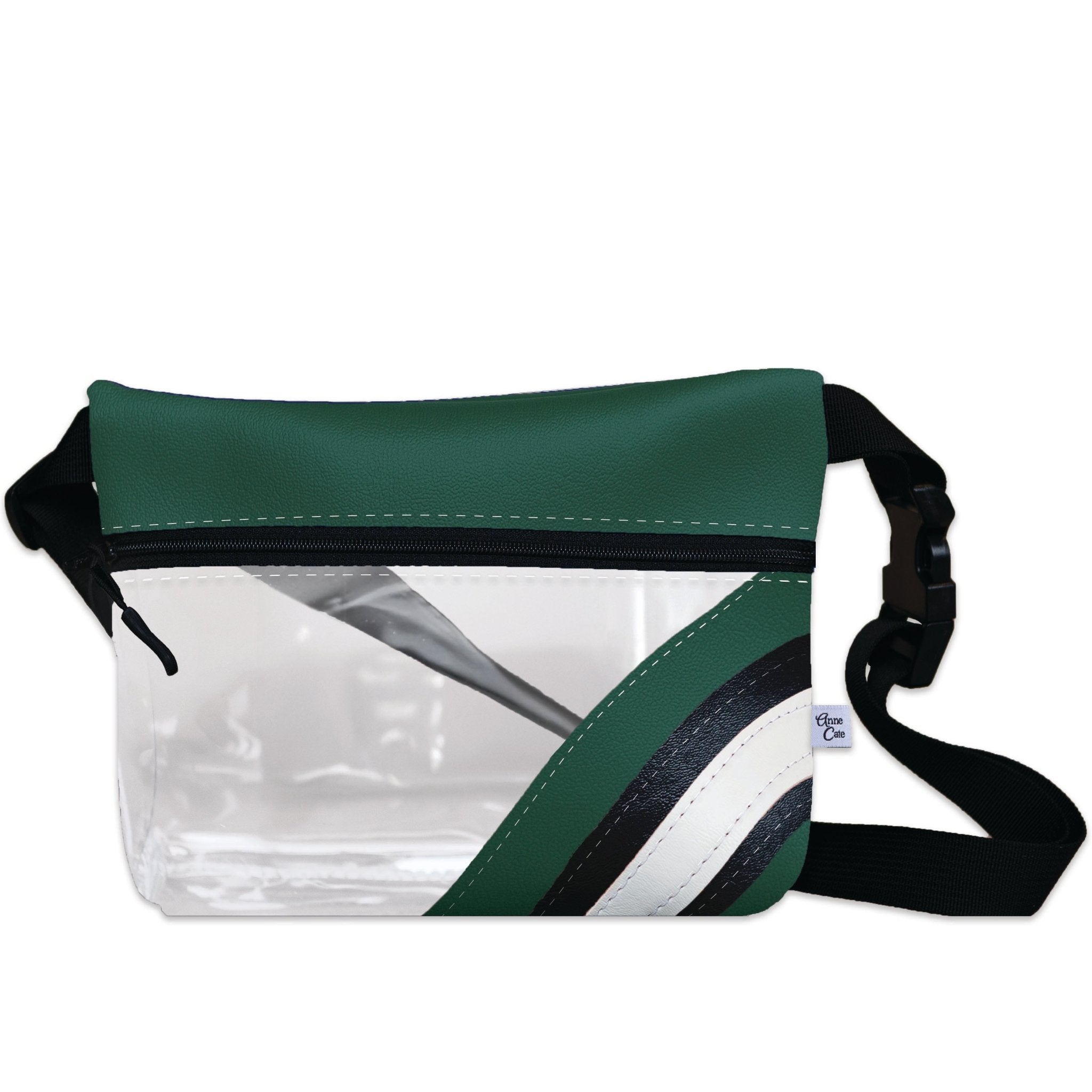 Collegiate Football Stadium Clear Stripe Game Day Fanny Pack - Anne Cate