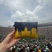 Collegiate Football Stadium Skyline Game Day Wristlet - Anne Cate