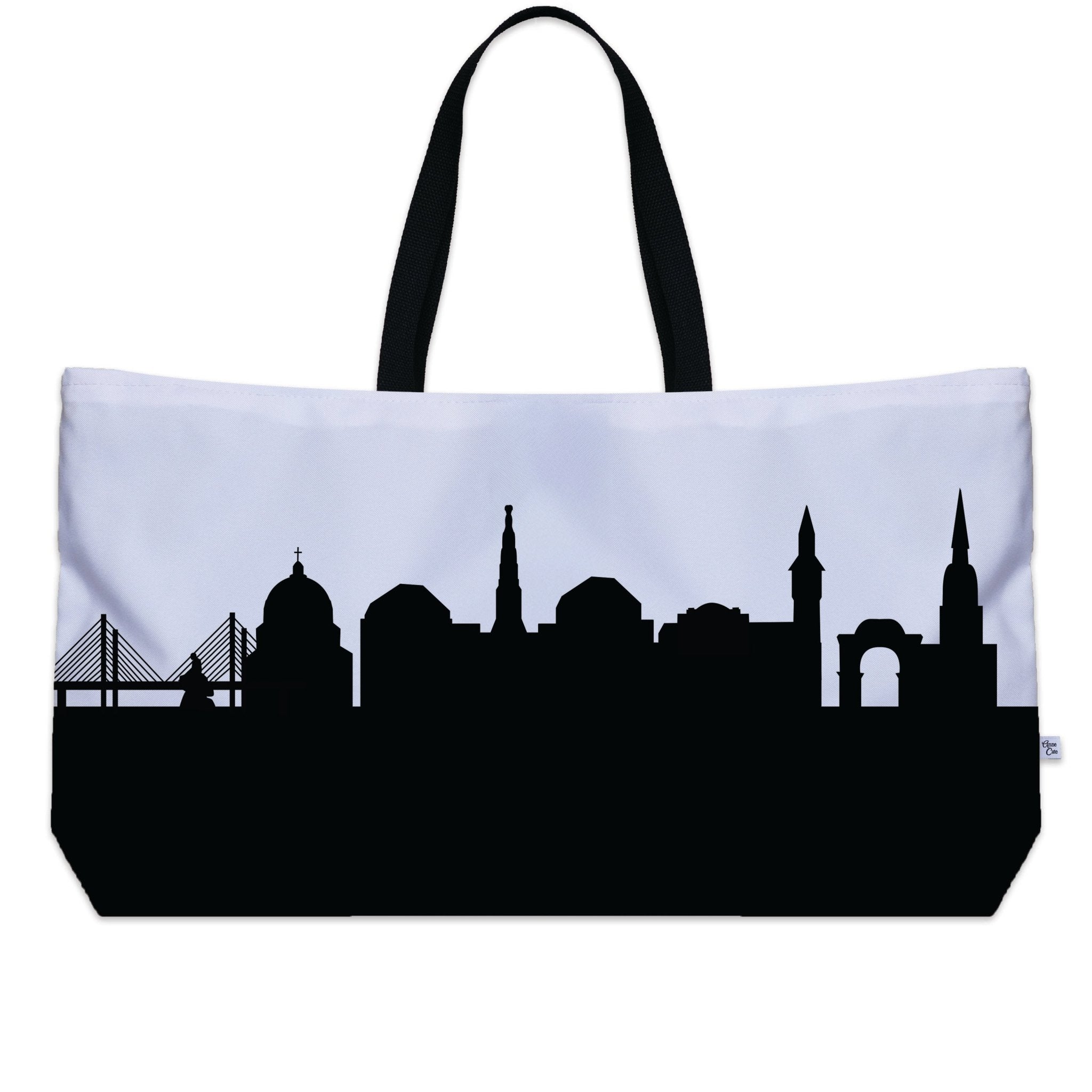 Copenhagen Denmark Skyline Weekender Tote - Anne Cate