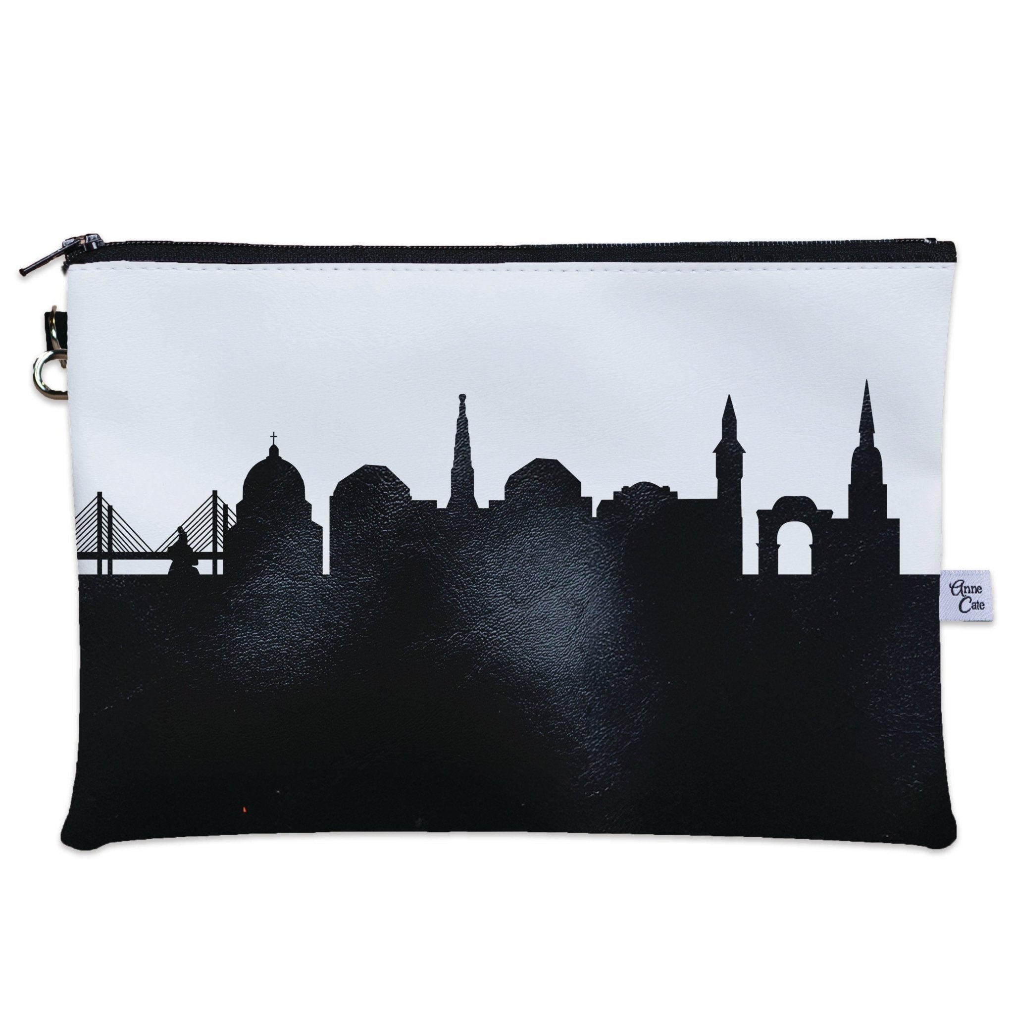 Copenhagen Denmark Skyline Wristlet Clutch Purse - Anne Cate