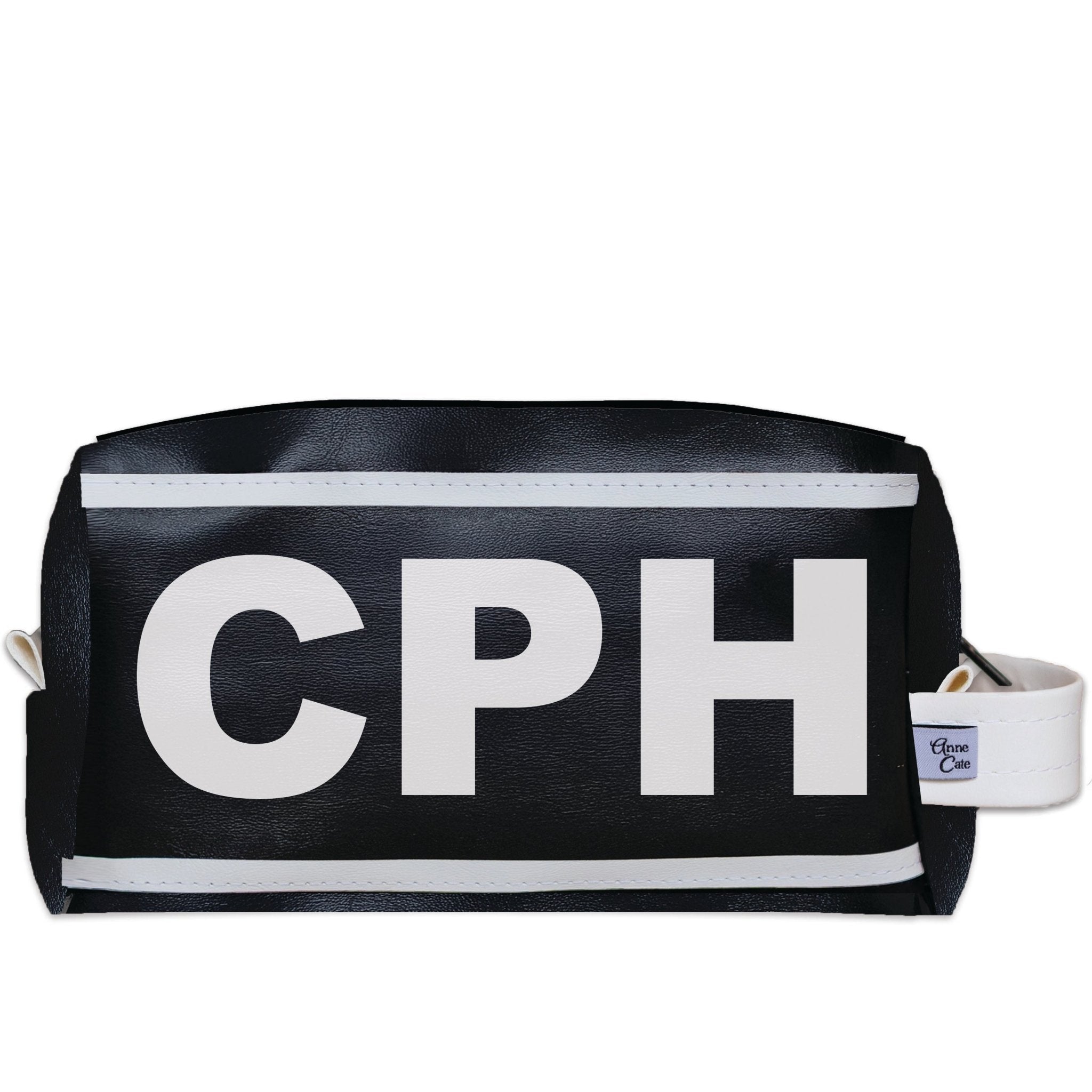 CPH (Copenhagen) City Abbreviation Travel Dopp Kit Toiletry Bag - Anne Cate