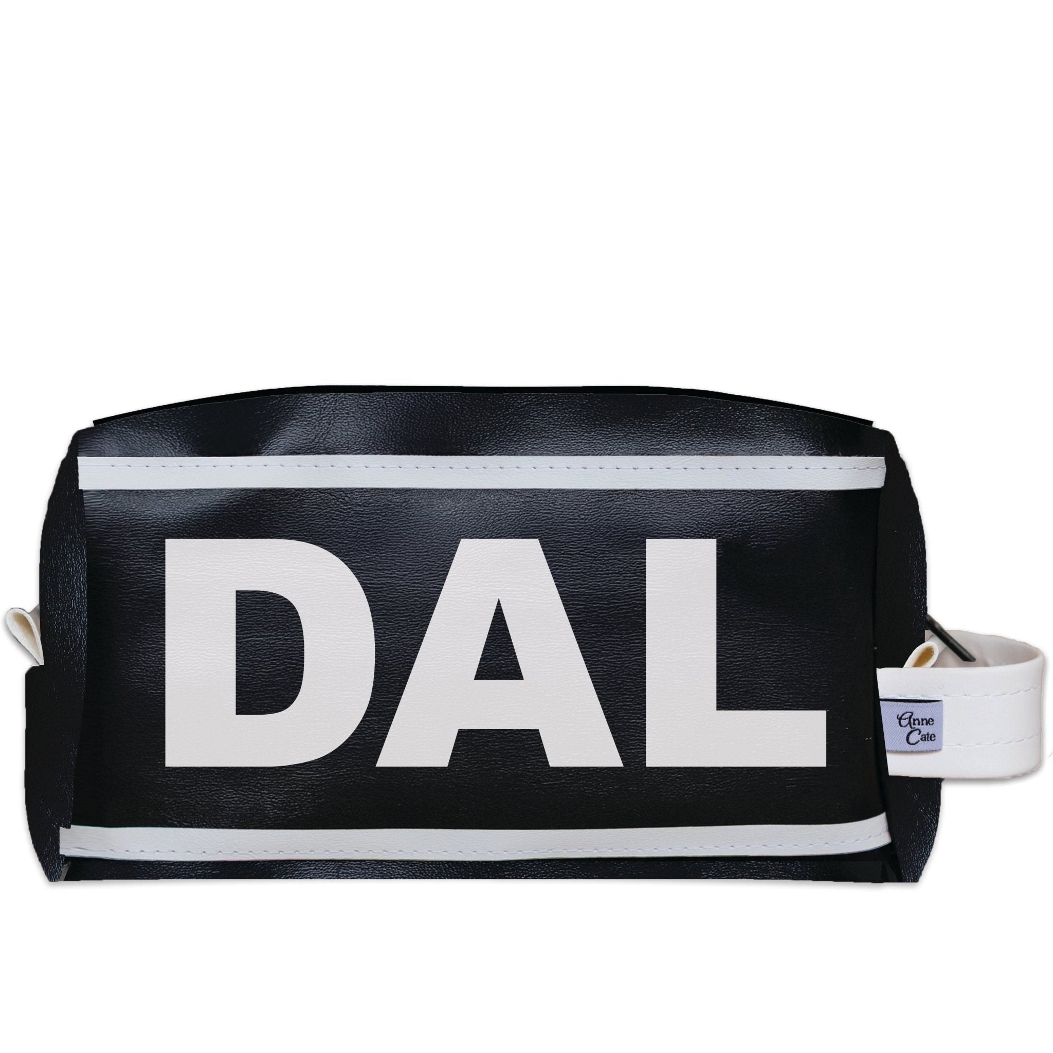 DAL (Dallas) City Abbreviation Travel Dopp Kit Toiletry Bag - Anne Cate