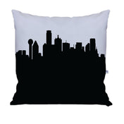 Dallas TX Skyline Large Throw Pillow - Anne Cate