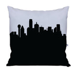 Dallas TX Skyline Large Throw Pillow